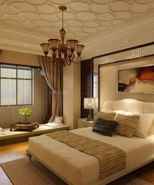 2025现代混搭卧室背景墙设计效果图