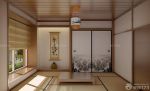 日式风格三室两厅木地板飘窗装修效果图片