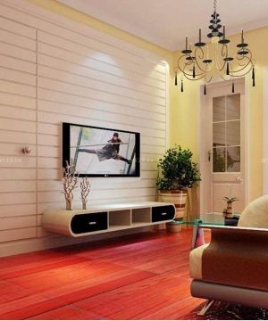 温馨家居装饰客厅电视背景墙隐形门设计图片大全