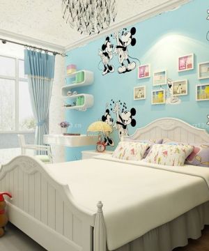绚丽儿童卧室创意组合柜设计效果图片大全