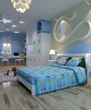 创意个性儿童卧室吊顶装修效果图大全2023图片