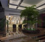 2025现代设计风格酒店前台装修设计效果图