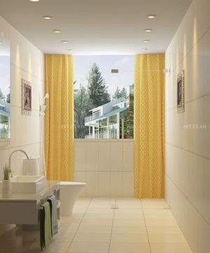 简约80后流行装修风格新房卫生间设计图片