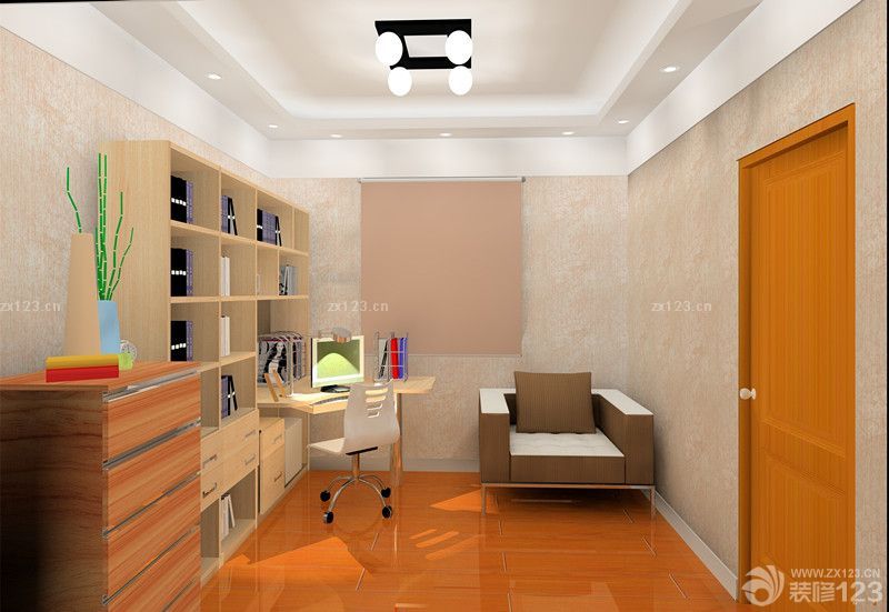 2025简约家装7平米书房装修效果图
