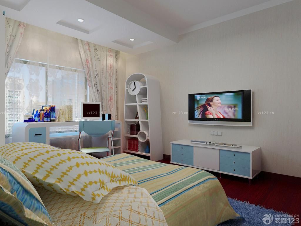 2025小清新女孩卧室装修效果图欣赏