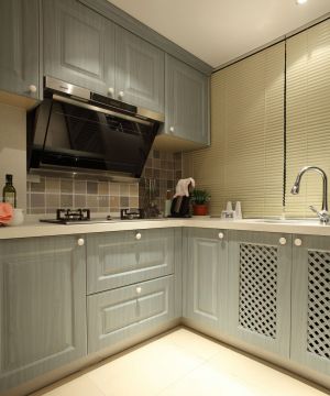 三居室最新厨房橱柜颜色效果图