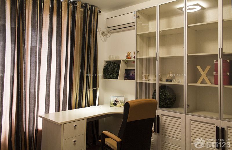 现代家居书房布置入墙柜装修图片欣赏