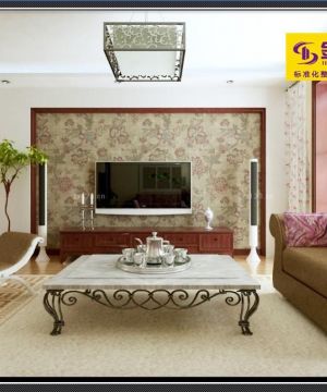 2025家庭休闲区简约影视墙效果图片