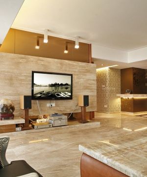 100平米样板房现代风格电视柜设计图片