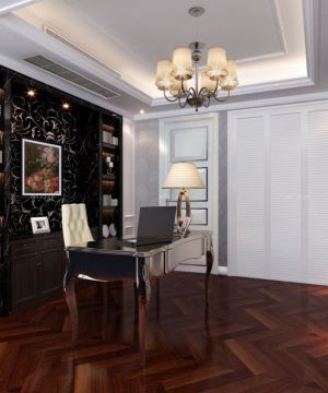 2025时尚混搭风格阁楼书房装饰画图片欣赏