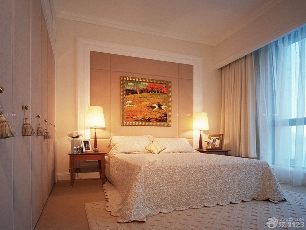 交换空间欧式楼中楼12平米婚房卧室装修效果图大全2025图片