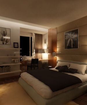 2025交换空间10平方米卧室家用书柜设计效果图欣赏