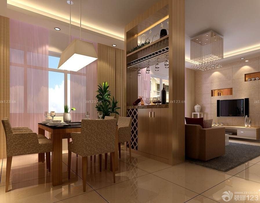 90平米家居酒柜隔断设计图片大全