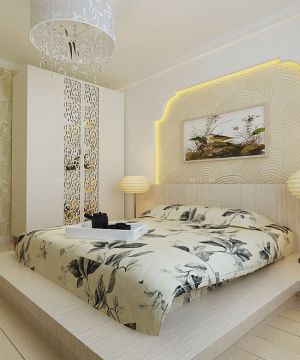 最新12平米卧室床头灯饰设计图片大全