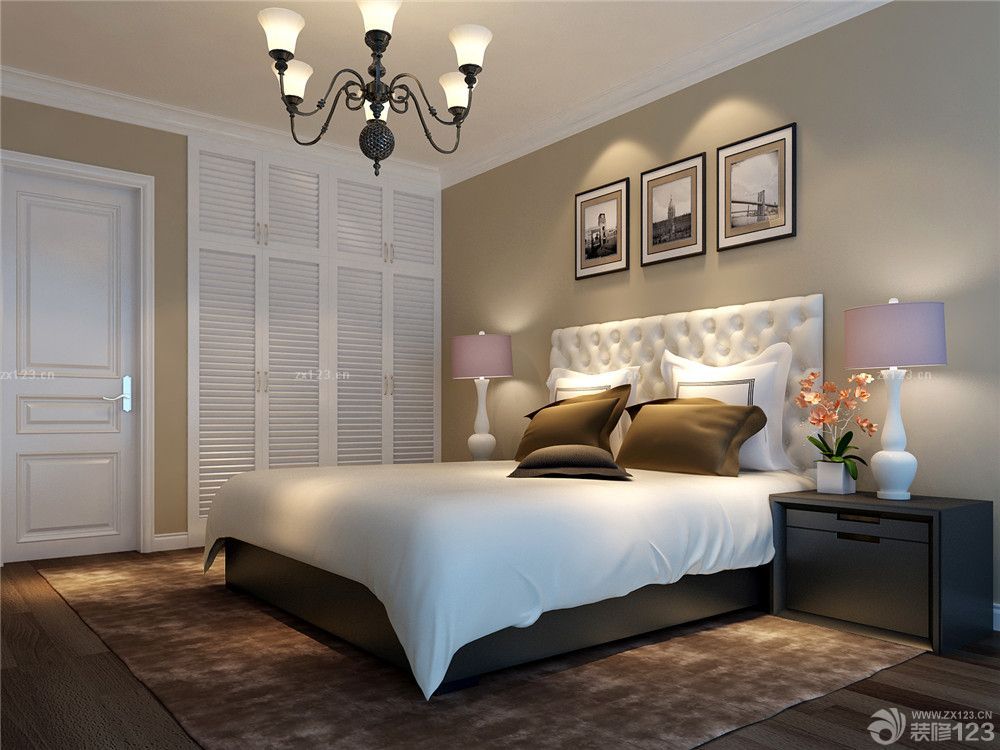 2023最新后现代风格室内卧室地毯装饰设计效果图欣赏