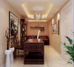 中式实木博古架装修实景图欣赏