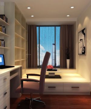 现代日式风格小房间书房榻榻米装修设计样板间大全