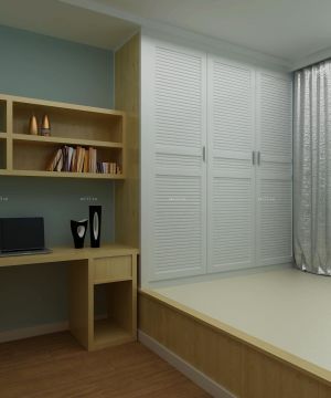 现代日式风格75平米家居卧室榻榻米设计效果图片