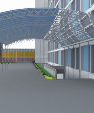 3500平米钢结构厂房装修效果图片