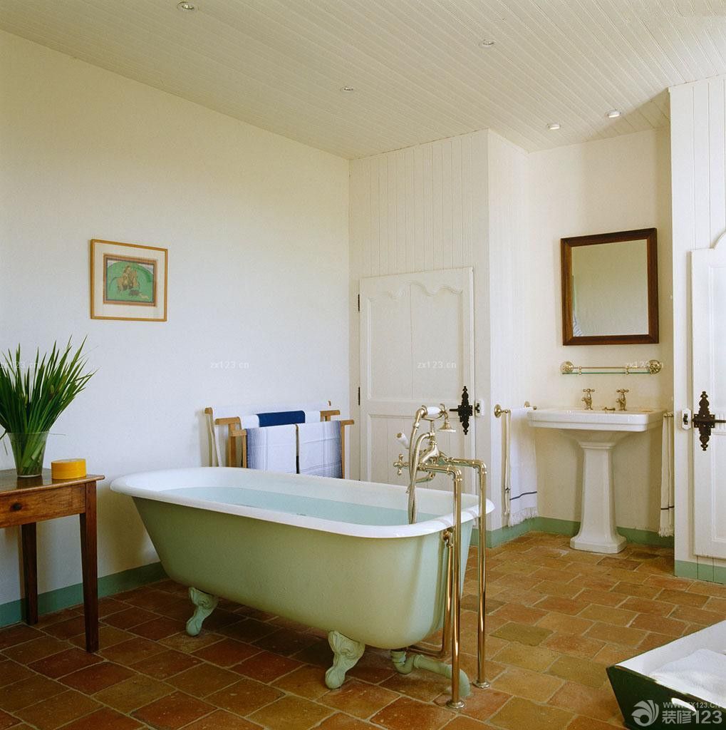 小清新电梯洋房浴室装修效果图大全2025图片