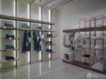 2025最新现代风格颜色搭配小型服装店货架图