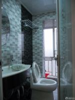 最新简约风格4平方卫生间推拉门装修图片