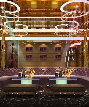 2025奢华混搭风格ktv装修设计效果图欣赏