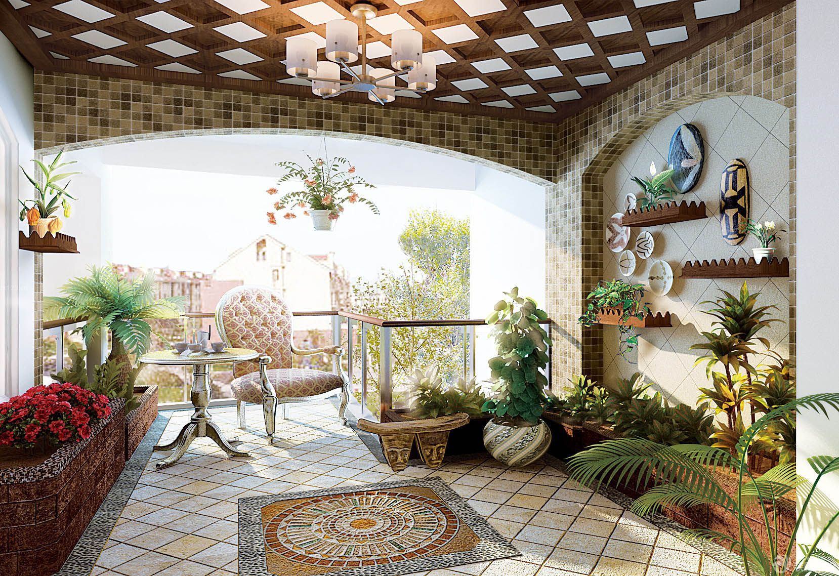 2025最新室内入户花园阳台门洞造型设计效果图