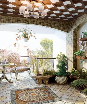 2023最新室内入户花园阳台门洞造型设计效果图
