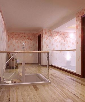 2023最新简约温馨室内旋转楼梯设计效果图