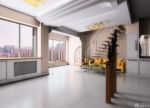 2023最新现代简约室内不锈钢楼梯立柱设计实景图