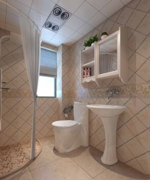 温馨室内浴室铝扣板集成吊顶装修图片大全2023