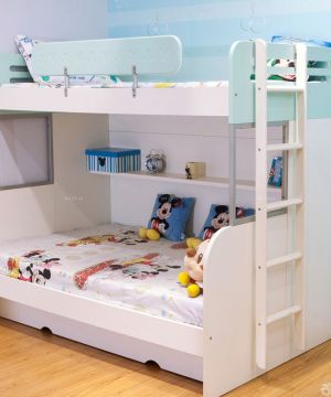 温馨家居儿童高低床设计效果图