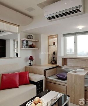 2025最新现代设计风格小客厅阳台榻榻米装修图片