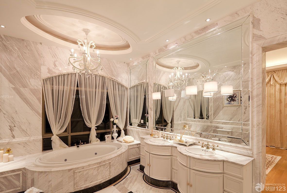 后现代风格浴室装修效果图大全2025图片