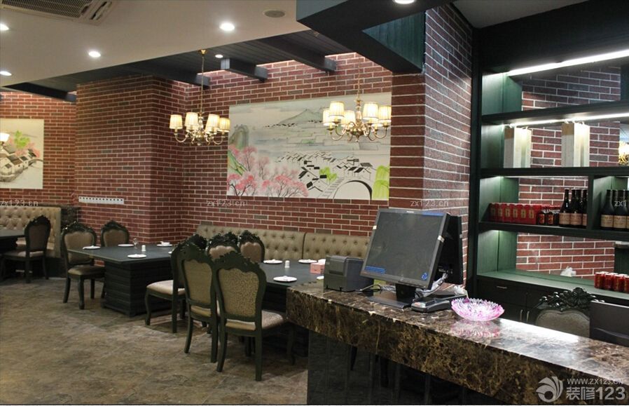 中式风格设计餐厅装修效果图大全2025图片 