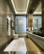 最新现代时尚2025浴室装修效果图欣赏