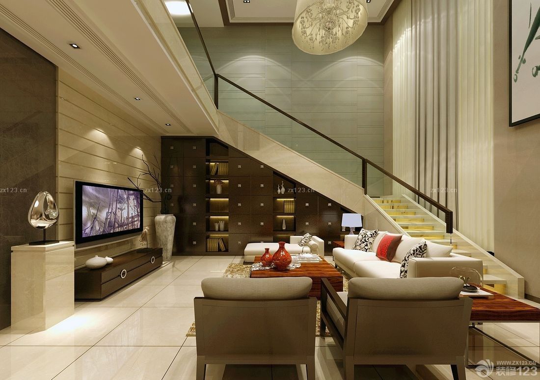 2025时尚家装复式楼楼梯装修效果图