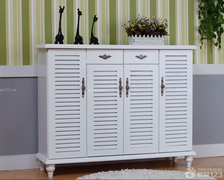 最新简约欧式鞋柜设计图片