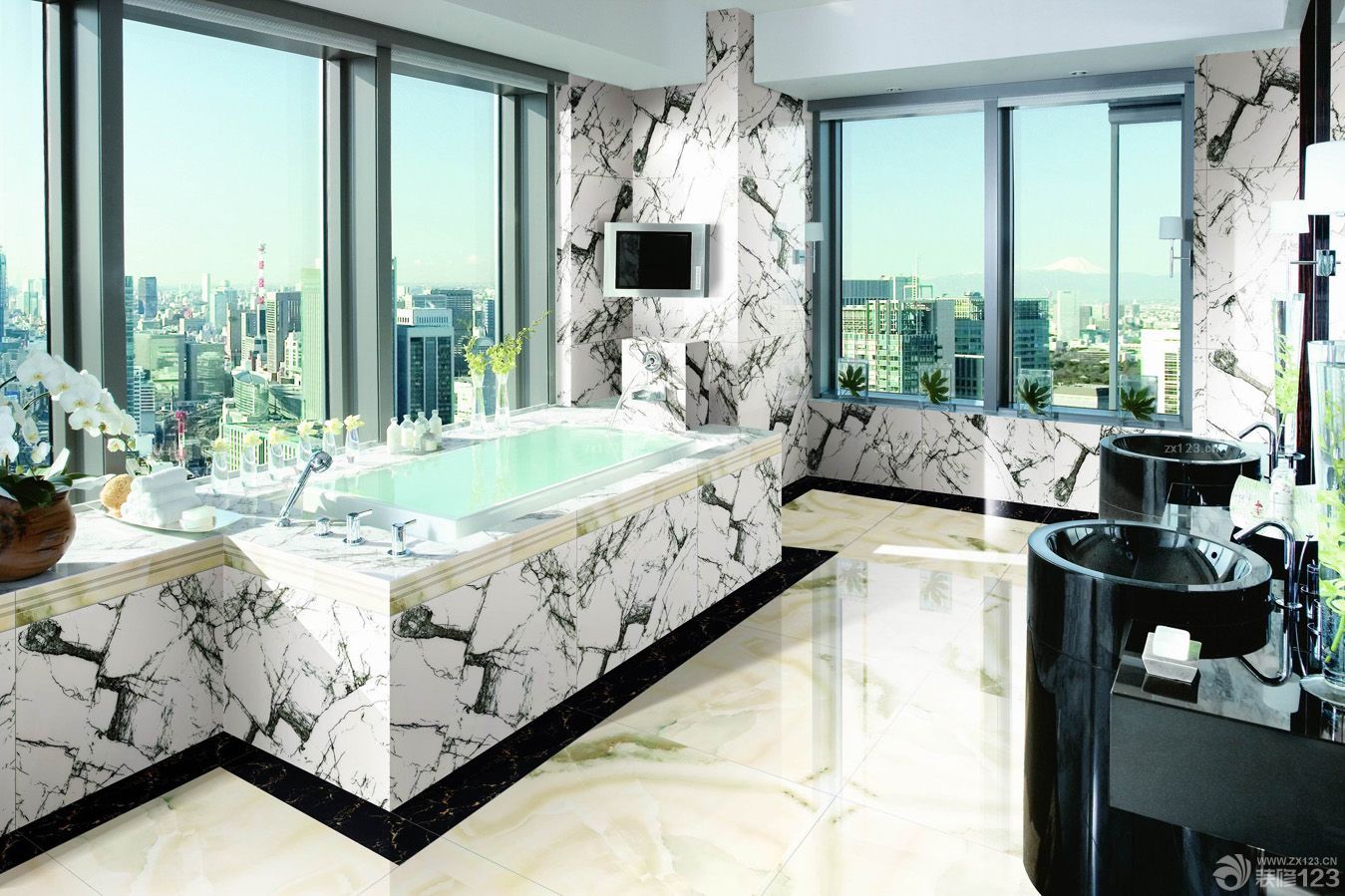 2025最新时尚家装浴室瓷砖铺贴图片展示