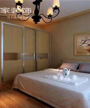 东南亚风格设计小户型卧室背景墙画图片