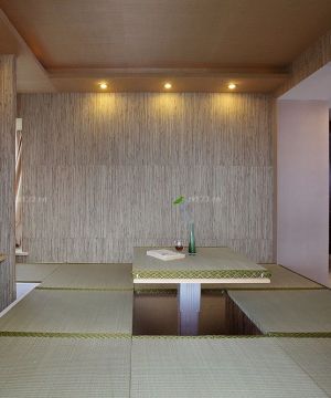 2023日式风格小房间书房榻榻米设计效果图欣赏