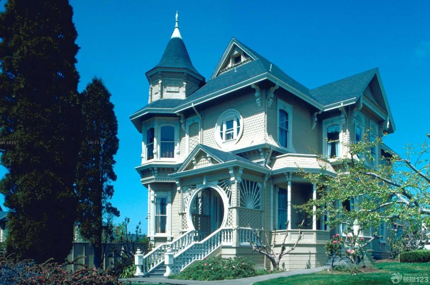 2025最新二层半别墅外观设计效果图