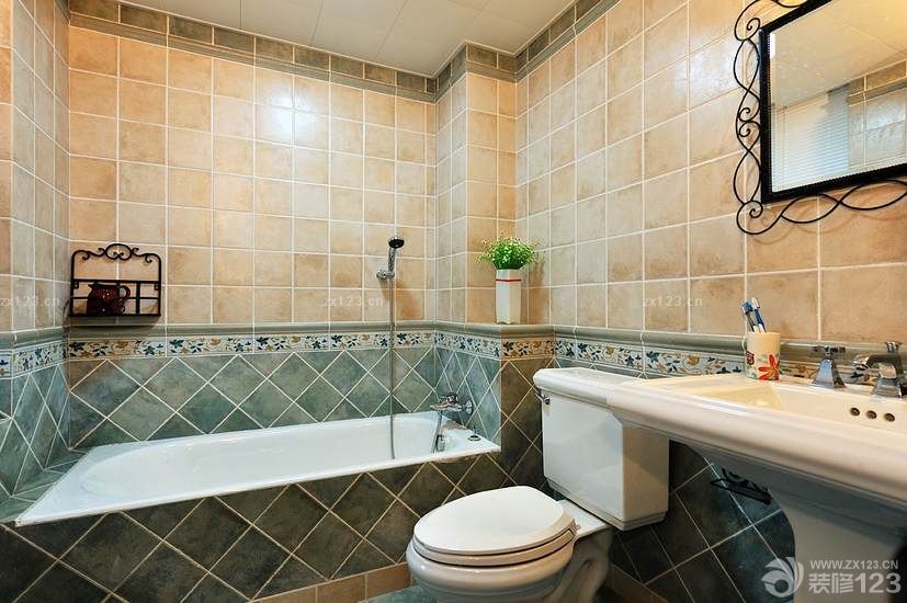 2025最新地中海风格卫生间设计图