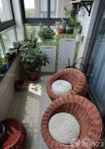 最新韩式田园风格室内阳台设计案例欣赏