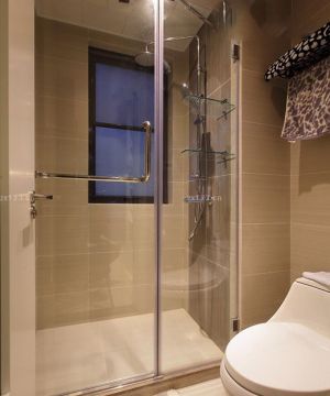 玻璃卫生间淋浴隔断设计图片