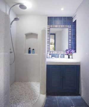 地中海风格家装卫生间图片