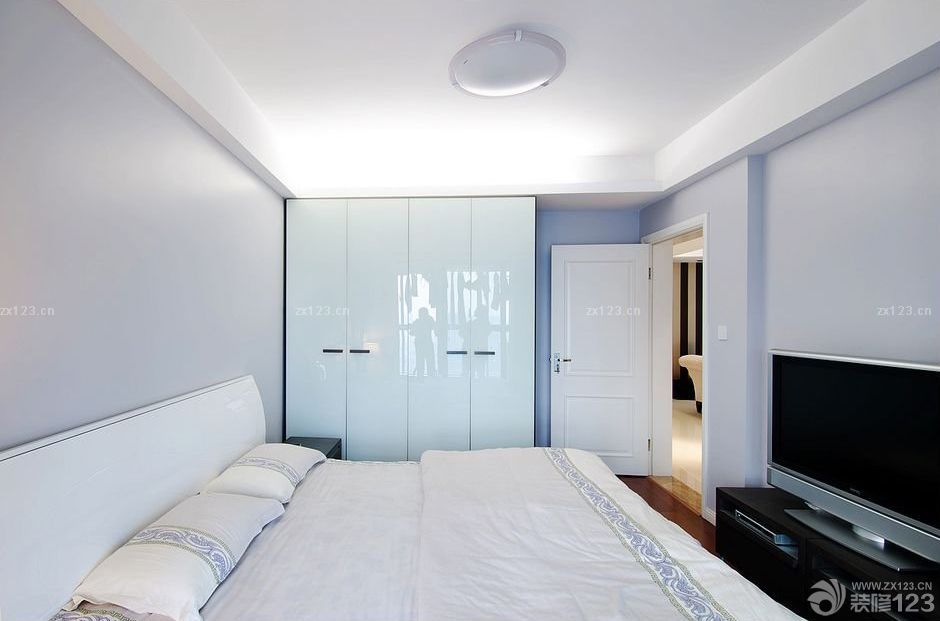 2025家装卧室装修吸顶灯电视柜装修效果图