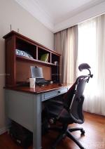 110平方户型书房办公桌摆放设计图片大全