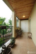 140平米地中海生活阳台设计效果图欣赏